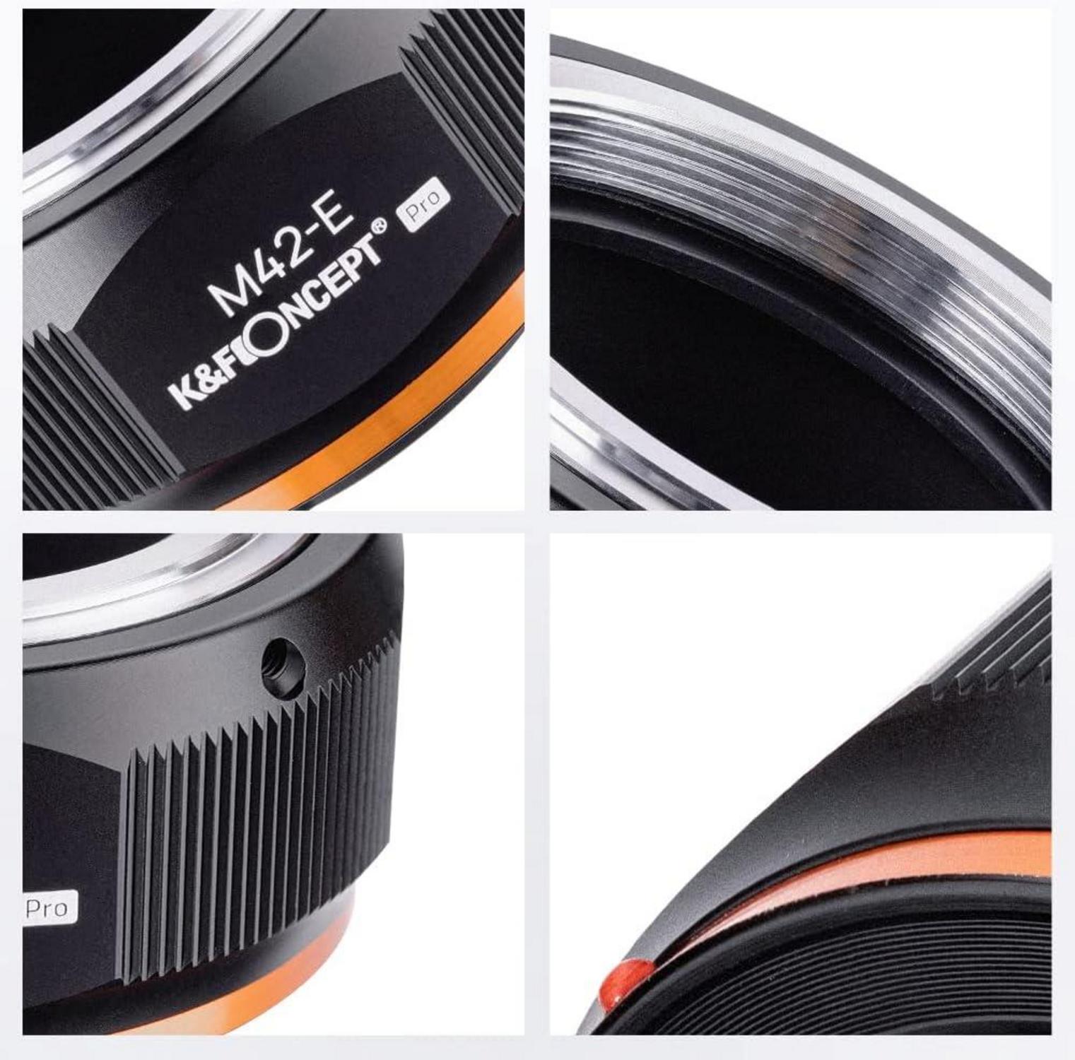Hochpräziser Objektivadapter M42-NEX für Sony NEX E-Mount Kamera