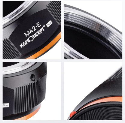 Hochpräziser Objektivadapter M42-NEX für Sony NEX E-Mount Kamera