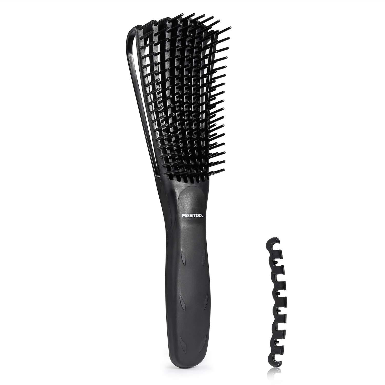 Entwirrbürste Afro Locken Haarbürste Naturhaar 3a-4c Haartextur verbessern