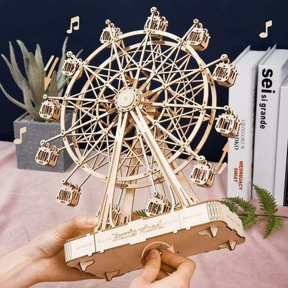 Rolife 3D Puzzle Riesenrad Spieldose Modellbausatz mit Musik
