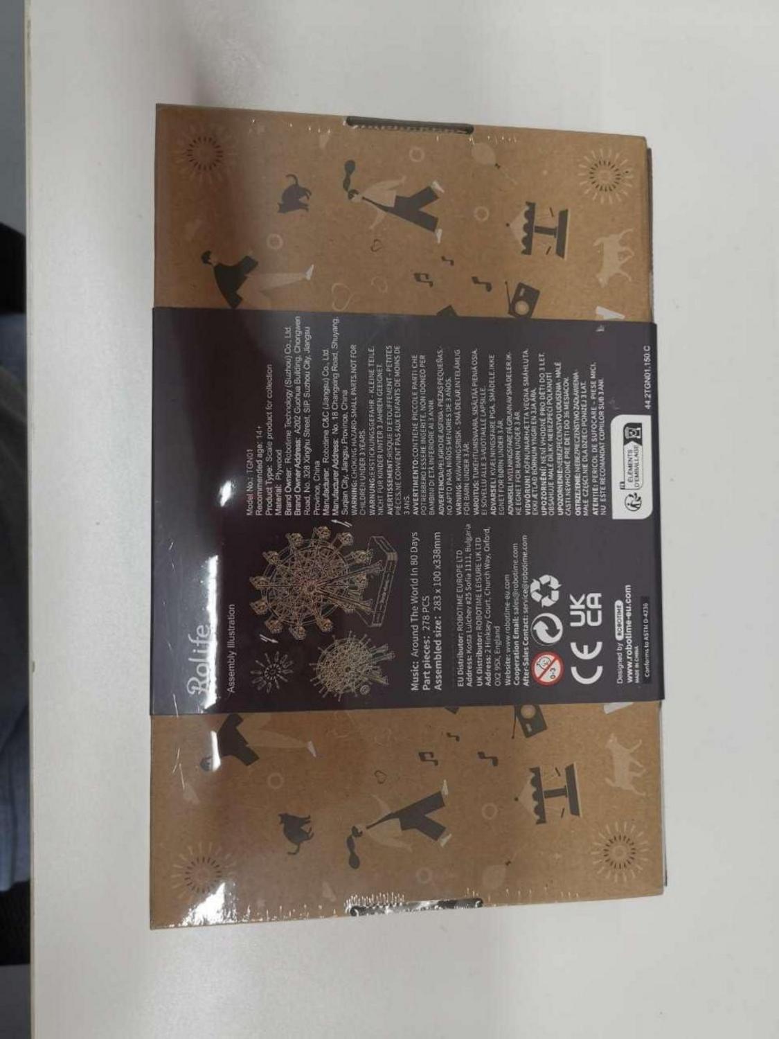 Rolife 3D Riesenrad Spieldose Modellbausatz Holz Musik Kinder Erwachsene