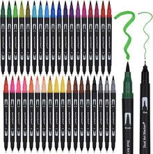 Dual Brush Pen Set 36 Farben Doppelfasermaler Aquarell Bullet Journal