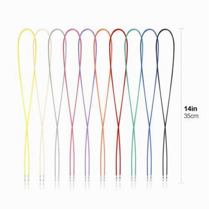 Brillenband 10er Set bunt – Kette für Lese- & Sonnenbrille