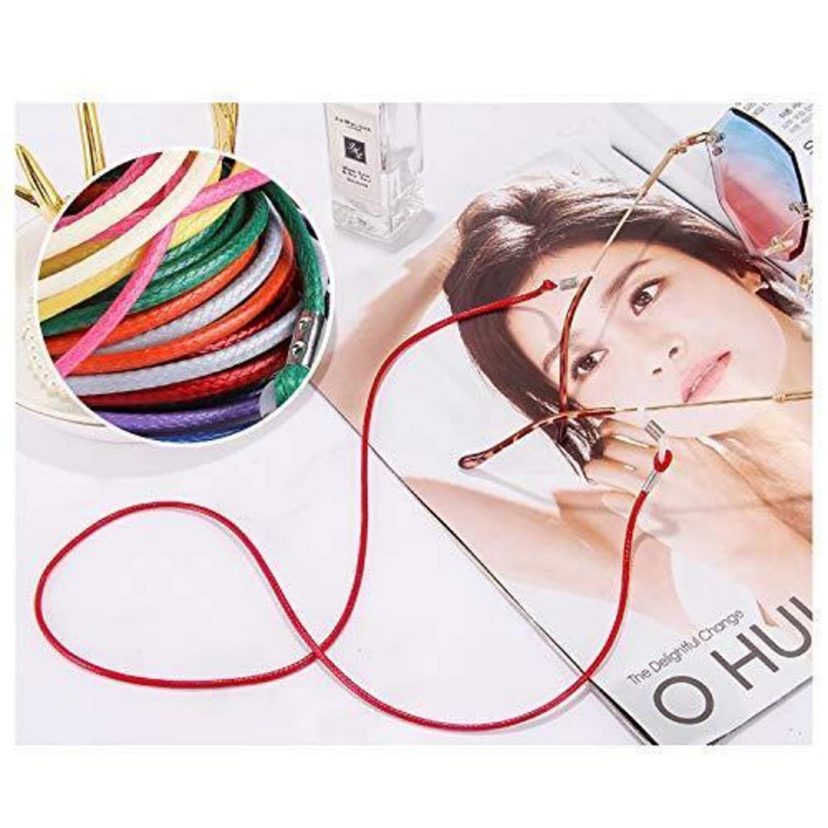 Brillenband 10er Set bunt – Kette für Lese- & Sonnenbrille