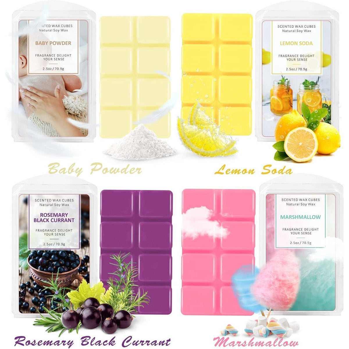 Duftwachs Sojawachs Wax Melts 8er Pack Raumduft Geschenkset