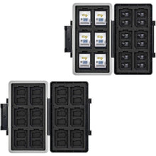 JJC Wasserdichtes SD-Karten Aufbewahrungsetui für 12 SD + 24