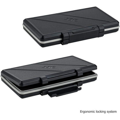 JJC Wasserdichtes SD-Karten Aufbewahrungsetui für 12 SD + 24