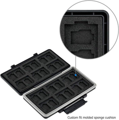 Speicherkarten Aufbewahrung Wasserdicht Box Etui für SD Micro Karten