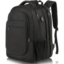 MATEIN Großer Laptop Rucksack 15,6 Zoll USB Schwarz