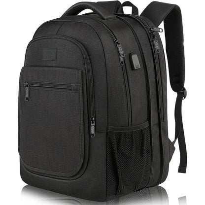 MATEIN Großer Laptop Rucksack 15,6 Zoll USB Schwarz