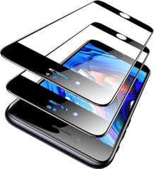 Panzerglas Full Screen Schutz 2 Stück für iPhone SE 2022/2020