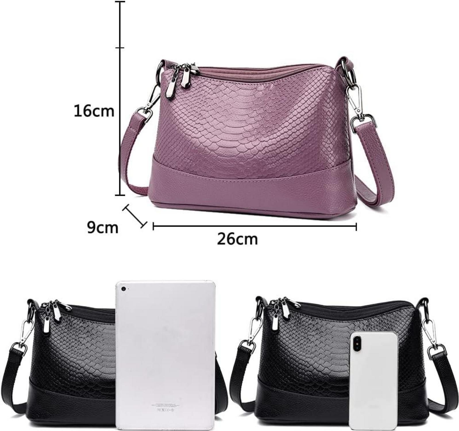 Damen Umhängetasche PU-Leder Hobo Schultertasche Elegant Handtasche