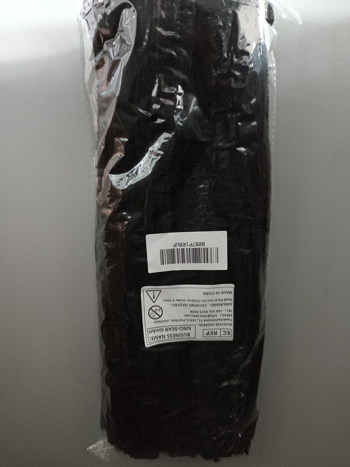 Aipaide 200 Stück Pfeifenreiniger DIY Chenilledraht Bastelset Kinder Basteln Schwarz