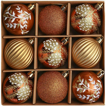 Valery Madelyn Christbaumkugeln 6cm Kunststoff 9er Set