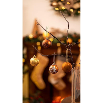 Valery Madelyn Christbaumkugeln 6cm Kunststoff 9er Set