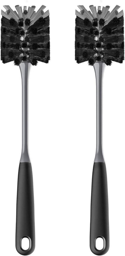 Flaschen- und Gläserbürste für Wasserflaschen und Glaswaren, 2er Set