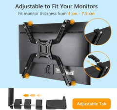 HUANUO Non-VESA Monitor Arm Mount Kit 17-27 Zoll LED LCD OLED 75mm VESA Platte