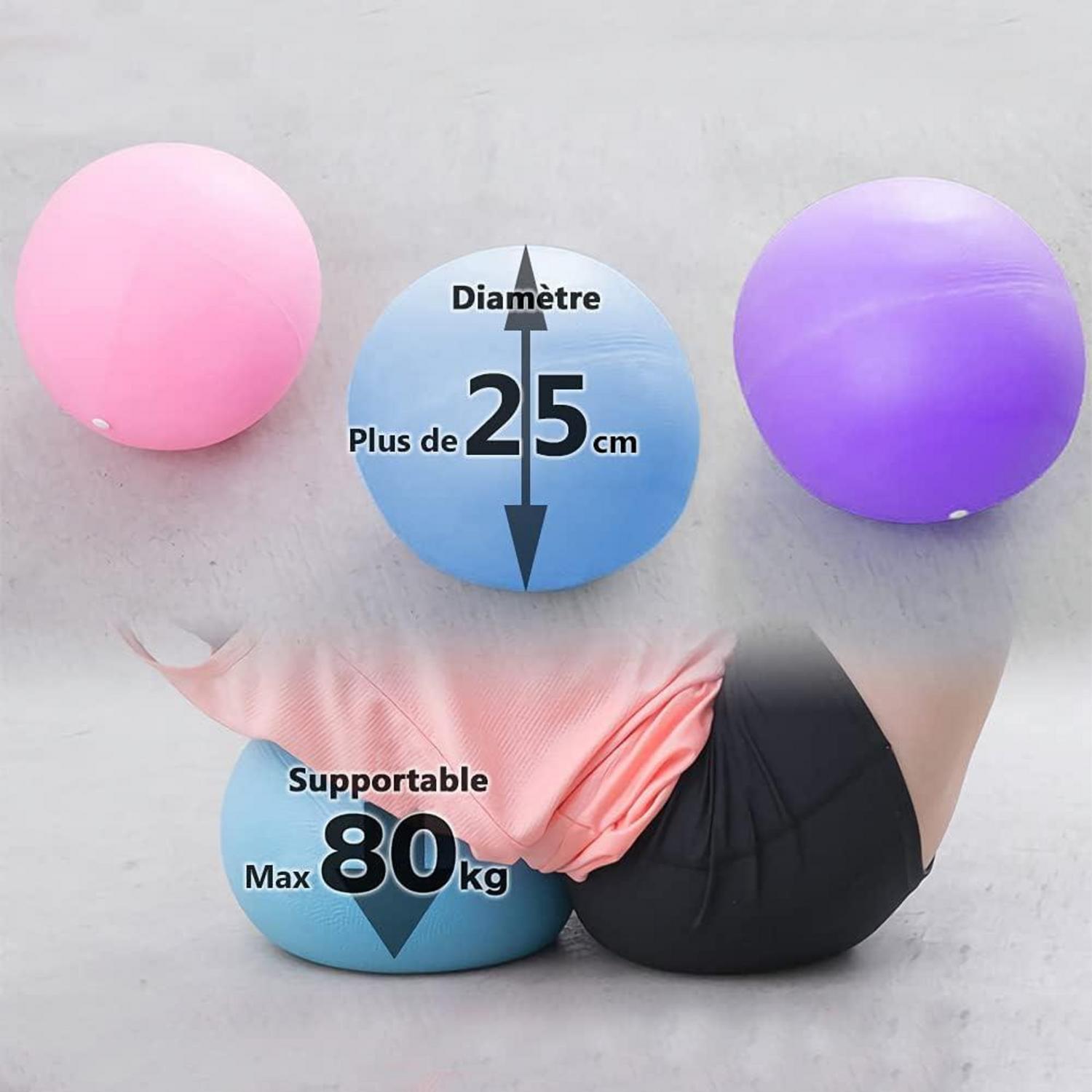 Gymnastikball Pilates Yoga Ball 25cm Soft Rutschfester Fitnessball