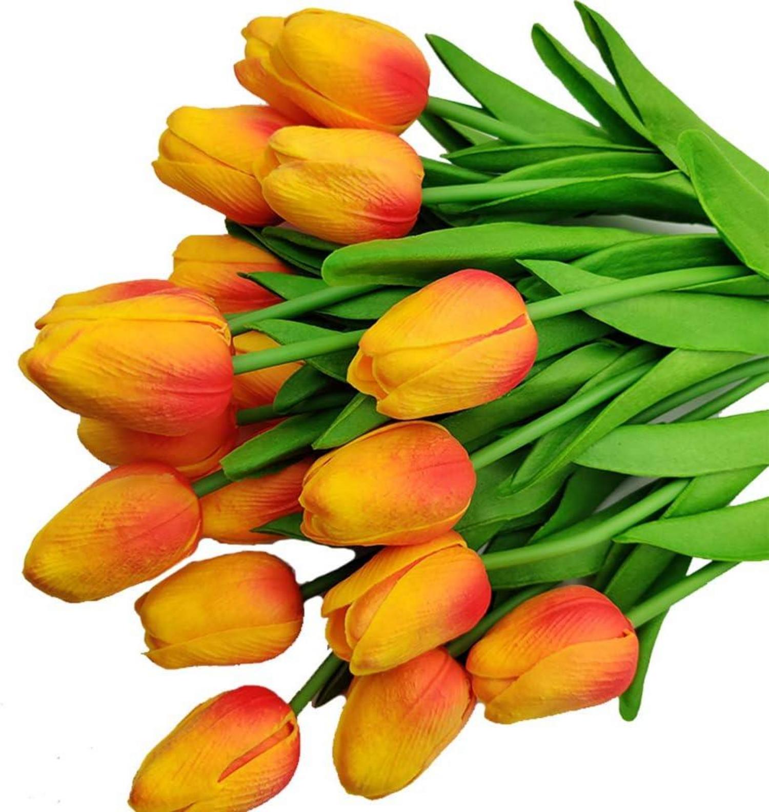Künstliche Tulpen Hochzeitssträuße Blumen Tulpen PU Blumen Hauptzimmer
