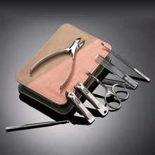 Professionelles Maniküre Pediküre Set mit Ledertasche