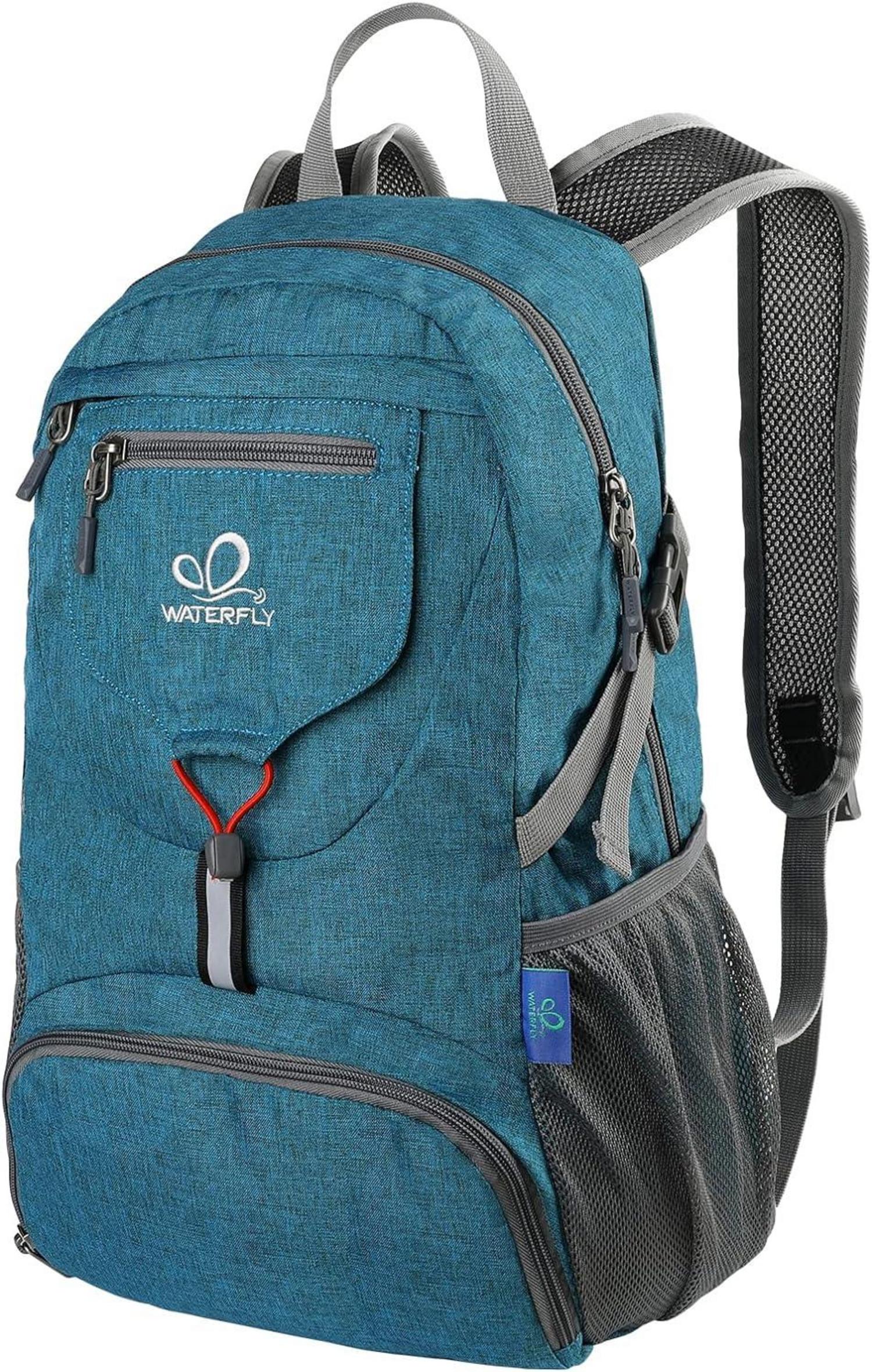 Ultraleichter Faltbarer 20L Rucksack für Outdoor Sport, Blau