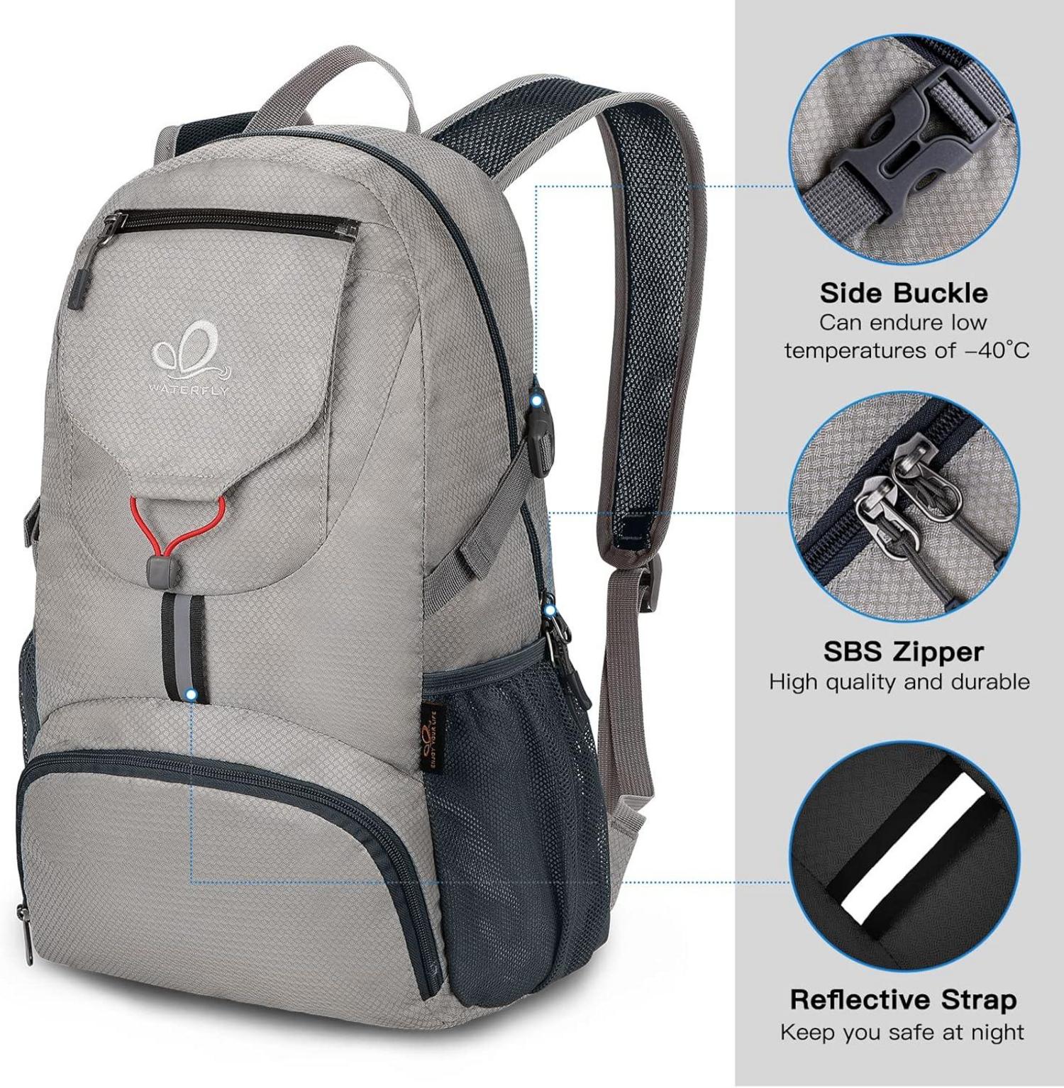 Ultraleichter Faltbarer Rucksack 20L Trekking Outdoor Sport Daypack