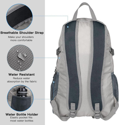 Ultraleichter Wasserfest Rucksack 20L Tagesrucksack Trekking Outdoor Backpack