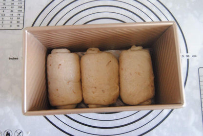 Monfish Brotbackform Laib Pfanne Kastenform mit Deckel Antihaftgold 450g