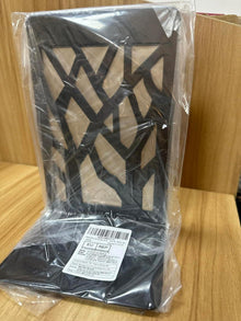 Metall Bücher Halter Schwarz 3Paar, Bookends Bücherregal