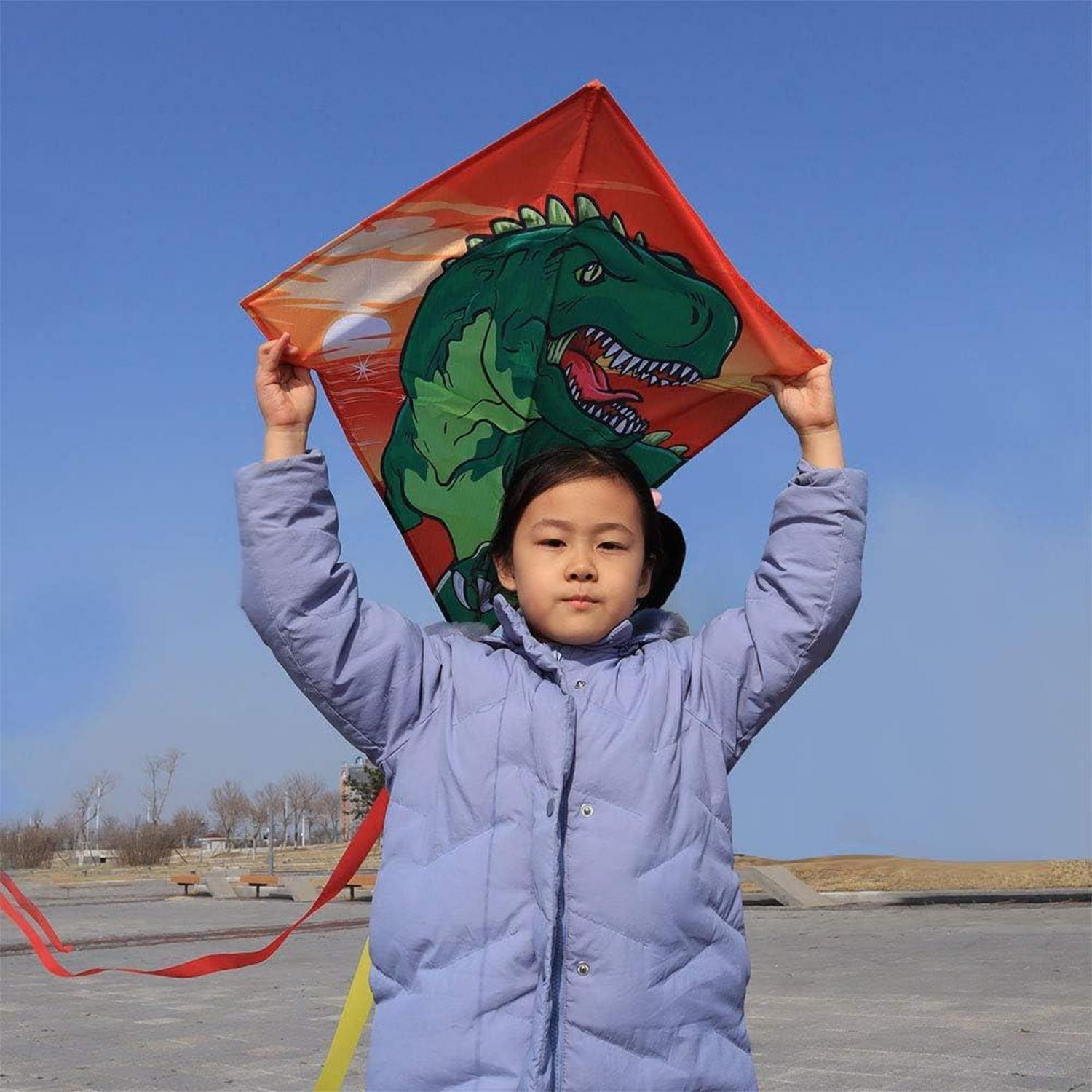 Drachen für Kinder 2 Stück HONBO Diamant Luftdrachen