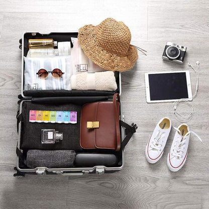 Opret Tablettenbox 7 Tage Deutsch Regenbogen Medikamentenbox