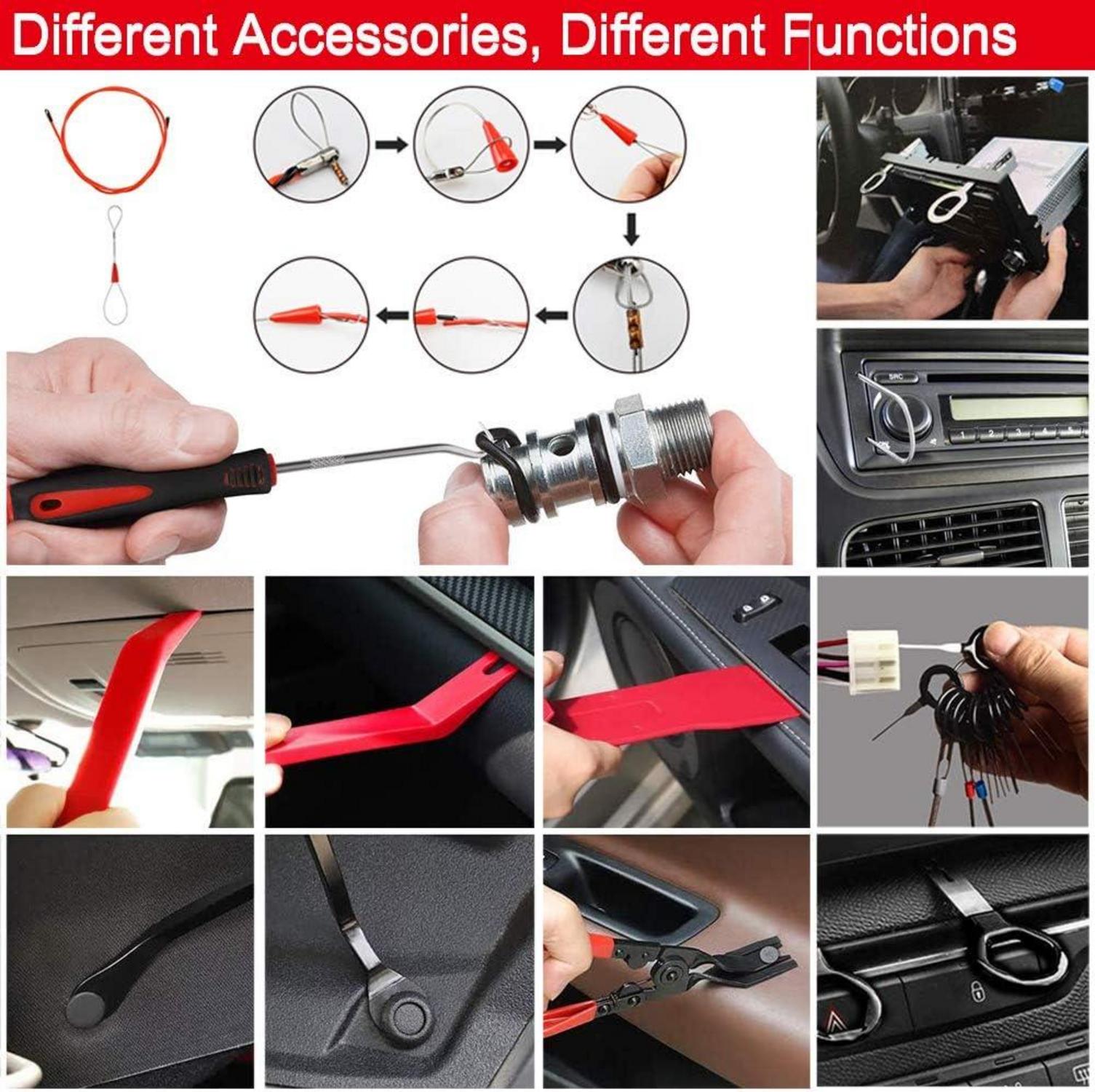 Multifunktionales Auto Demontage Werkzeugset 43tlg für Car Audio DVD Navigation Autopanel Trimmung
