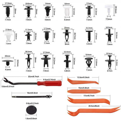 Auto Befestigung Clips Set 450 Stück Universal Nylonclips
