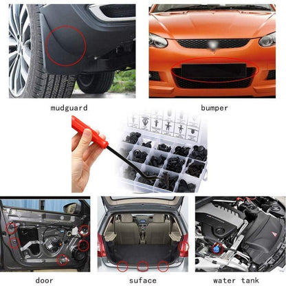 Auto Befestigungsclips 450 Stück Universal Nylonclips Set Werkzeug