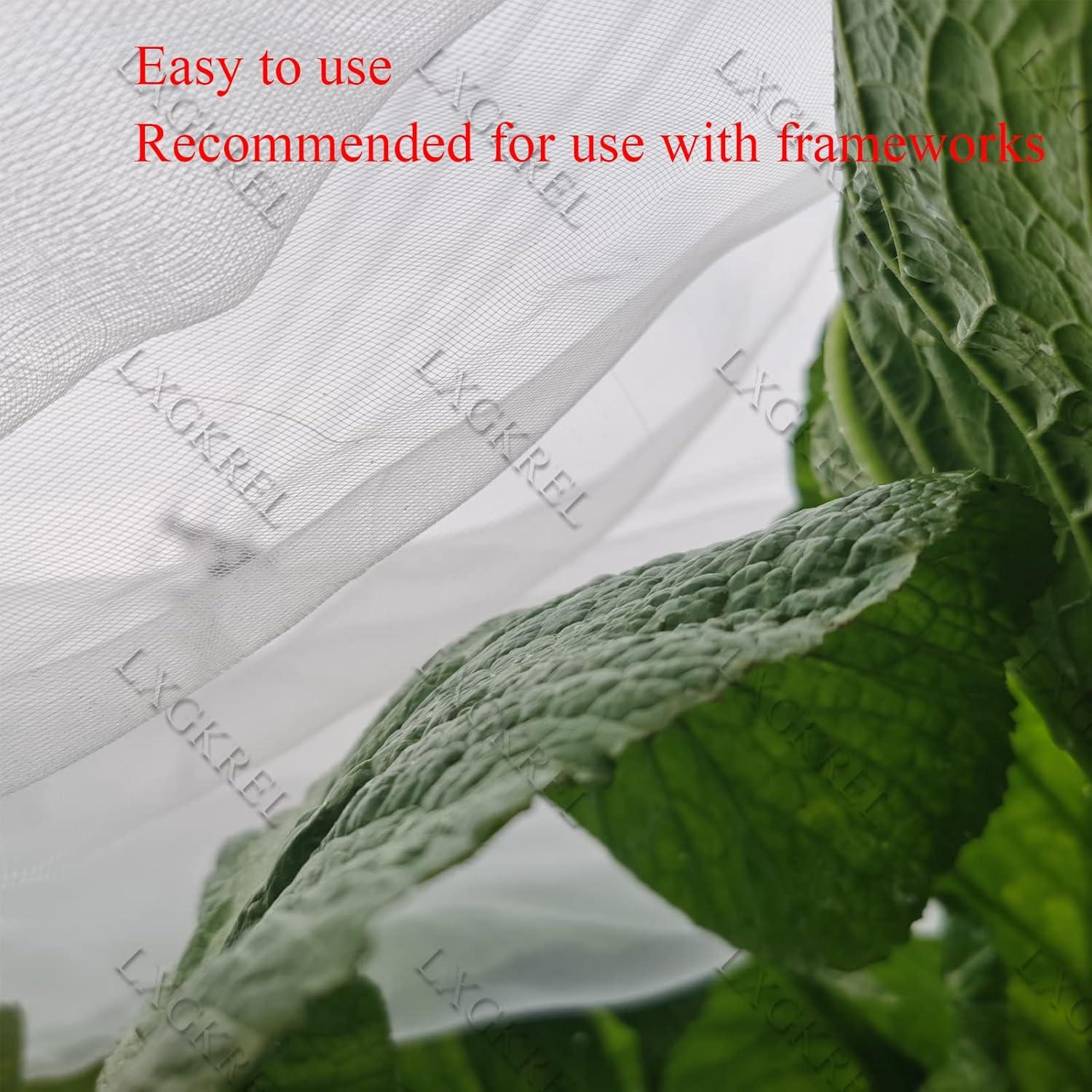 Gartennetz Gemüse Blumen Insektenschutznetz 2,5x5m Feinmaschig