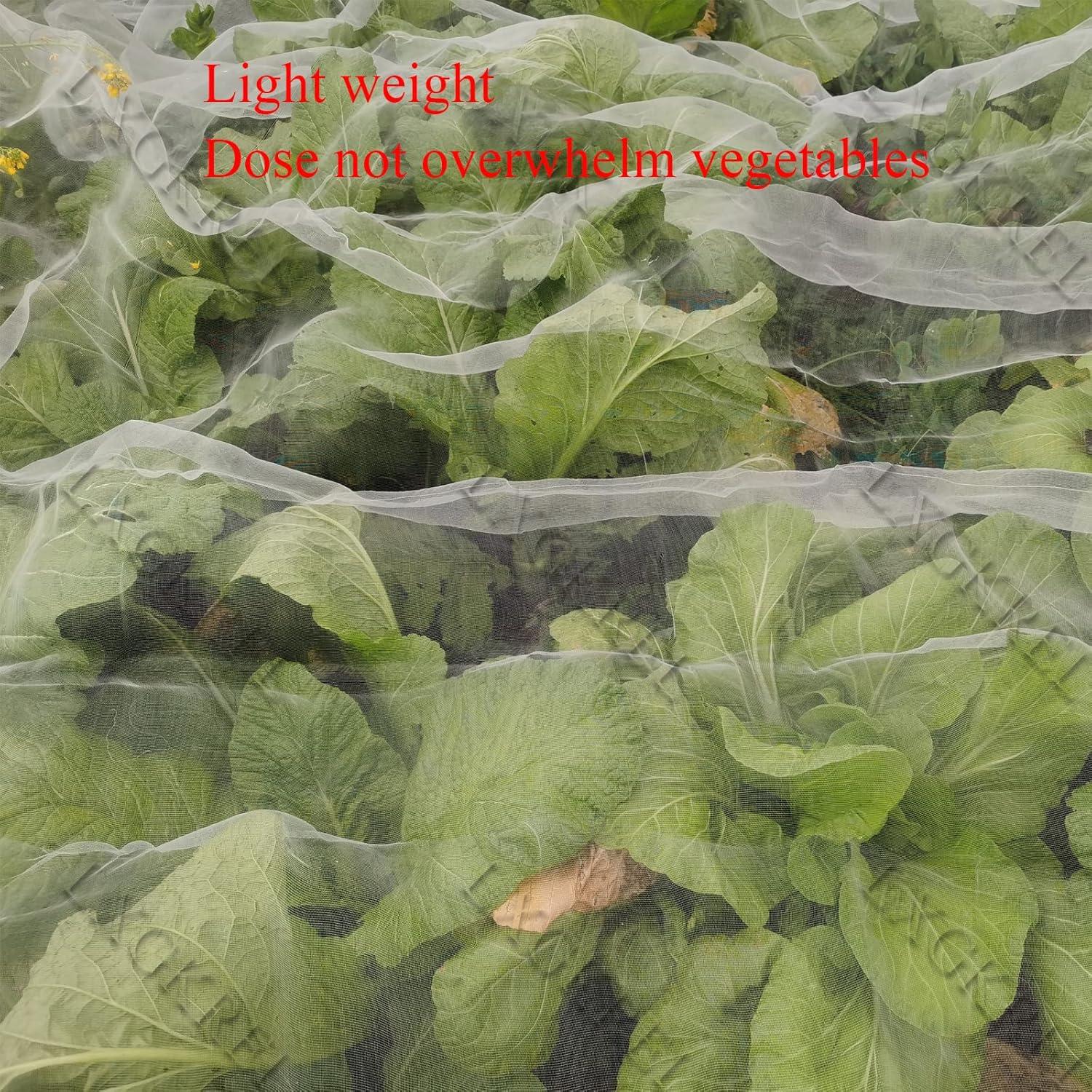 LXGKREL Gartennetz Gemüse Blumen Feinmaschig Insektenschutznetz