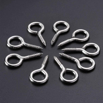 100 Stück kleine Ösenschrauben 2 Größen Schraubhaken