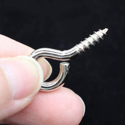 100 Stück kleine Ösenschrauben 2 Größen Schraubhaken