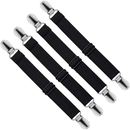 4x Bettlakenspanner Verstellbar – Für Bett, Sofa & Bügelbrett