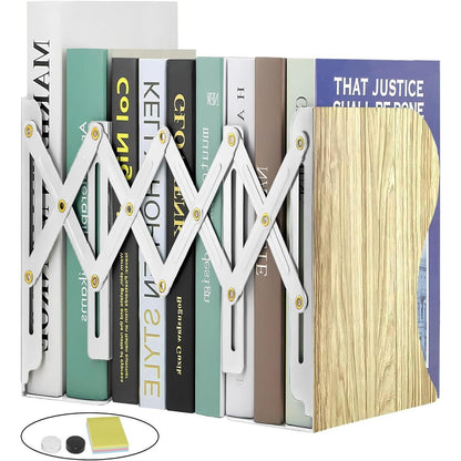 Verstellbare Metall Buchstützen für Bücherregal Schreibtisch