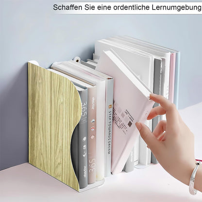 Verstellbare Metall Buchstützen für Bücherregal Schreibtisch