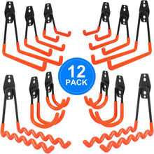 12er Set Wandhaken Garage Schwerlast Doppelhaken Aufbewahrungshaken