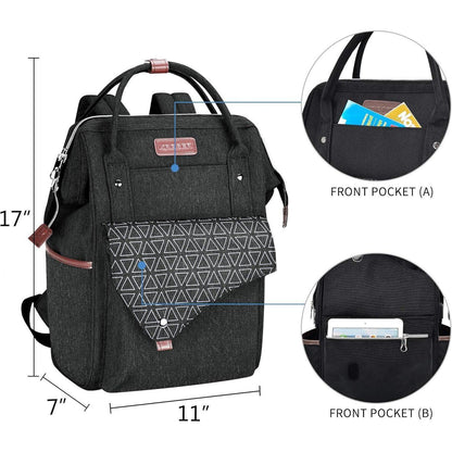 Rucksack Damen 15,6 Zoll Laptop Schulrucksack Daypack