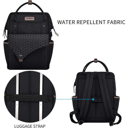 Rucksack Damen 15,6 Zoll Laptop Schulrucksack Daypack