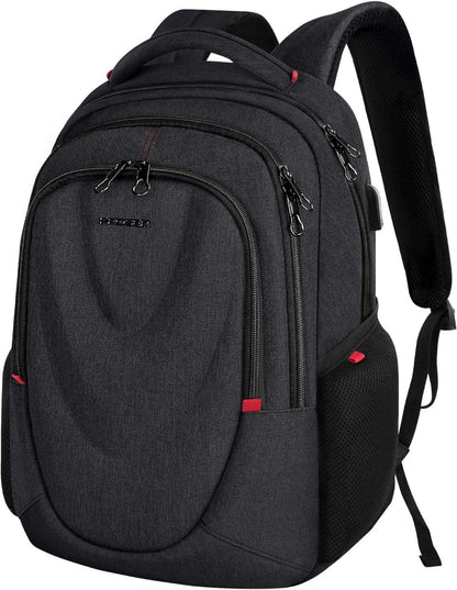 Laptop Rucksack 15,6 Zoll RFID USB Wasserdicht Schwarz