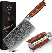 Hackmesser Damaststahl 18cm Chinesisches Profi