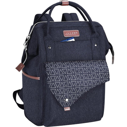 KROSER Damen Rucksack 15,6 Zoll Laptop Schulrucksack Blau