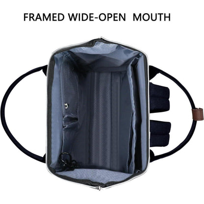 KROSER Damen Rucksack 15,6 Zoll Laptop Schulrucksack Blau