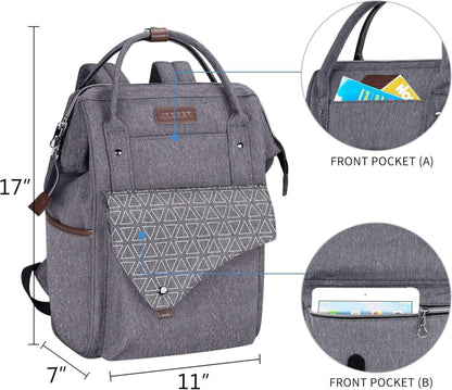 KROSER ROSER Rucksack Damen 15,6 Zoll wasserdicht
