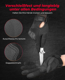 Taktische Motorradhandschuhe mit Kohlefaser Knöchelprotektor